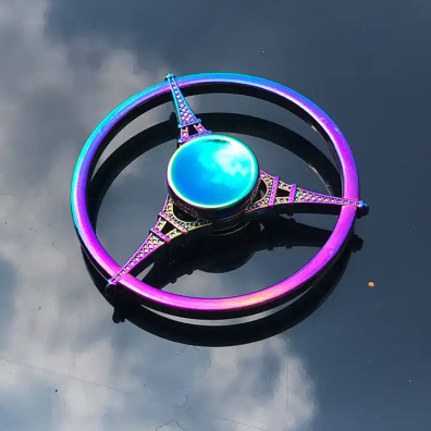 Metallic Fidget Spinner