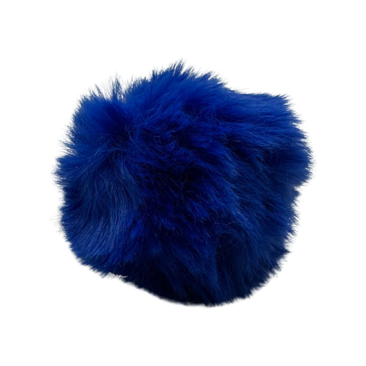 Furry Pom Pom Keychain