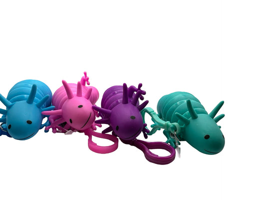 Wiggle Axolotl (Backpack Clip)