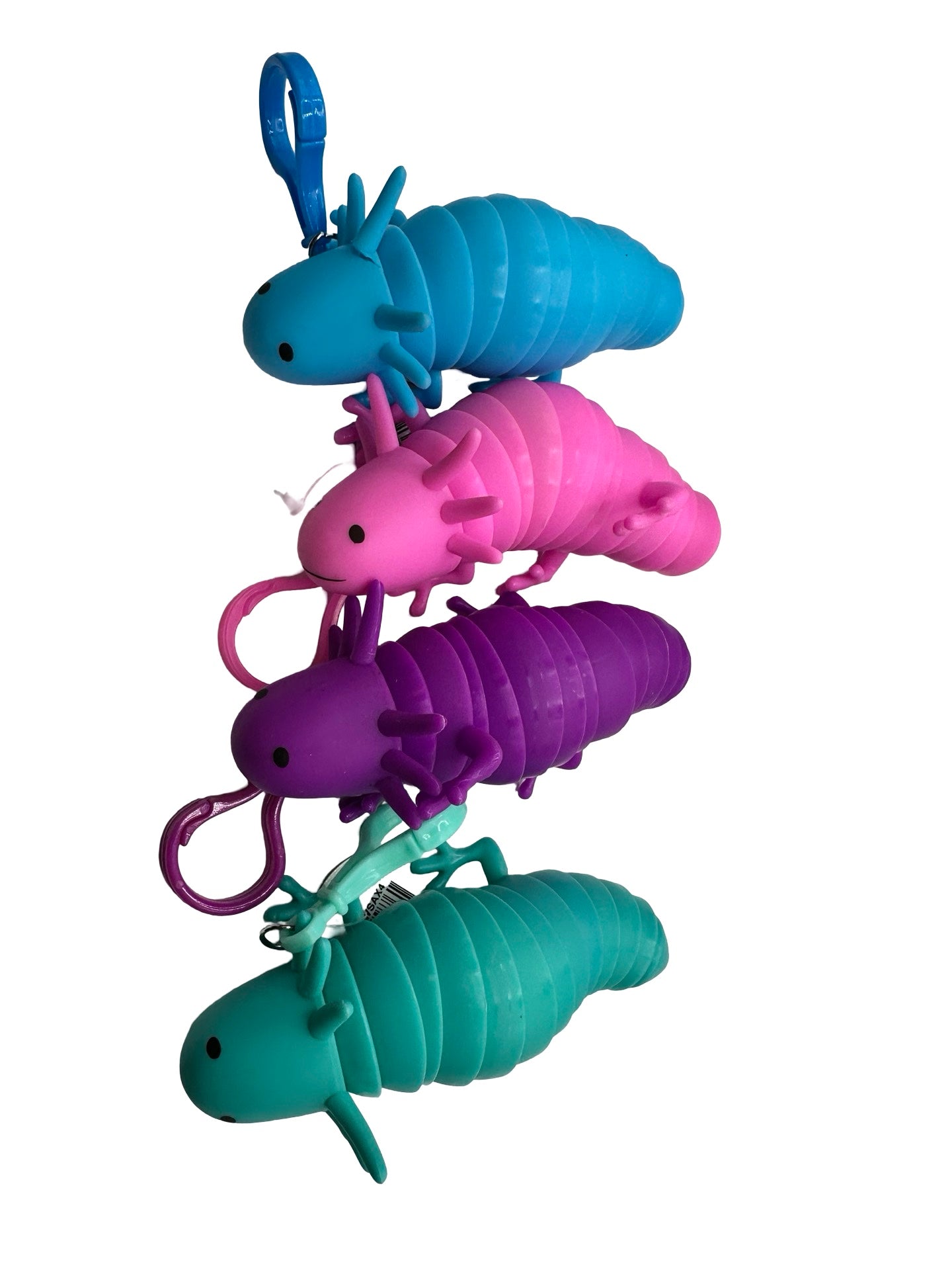 Wiggle Axolotl (Backpack Clip)