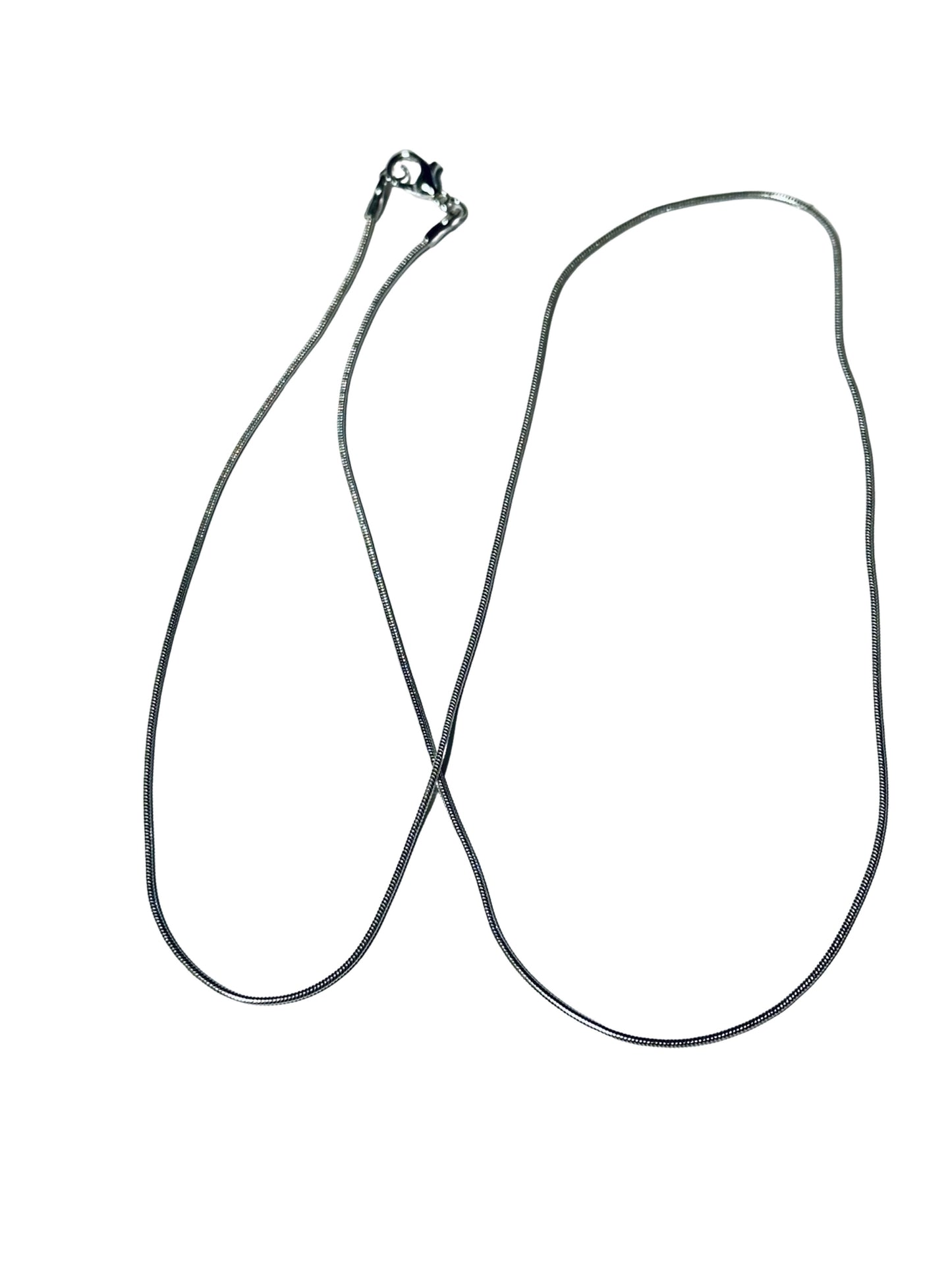 Silver Necklace Cord