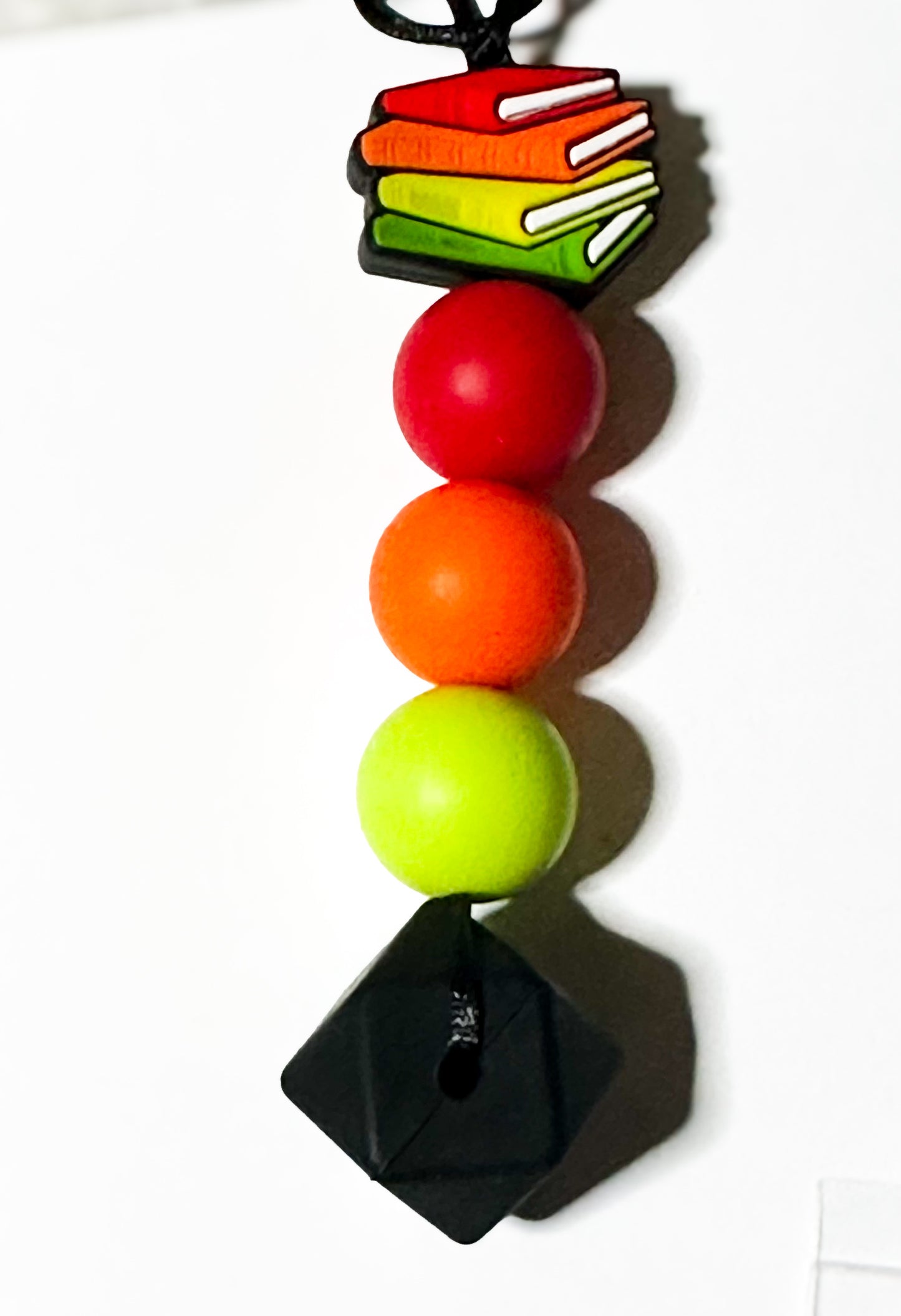 Books Bead Chew Necklace