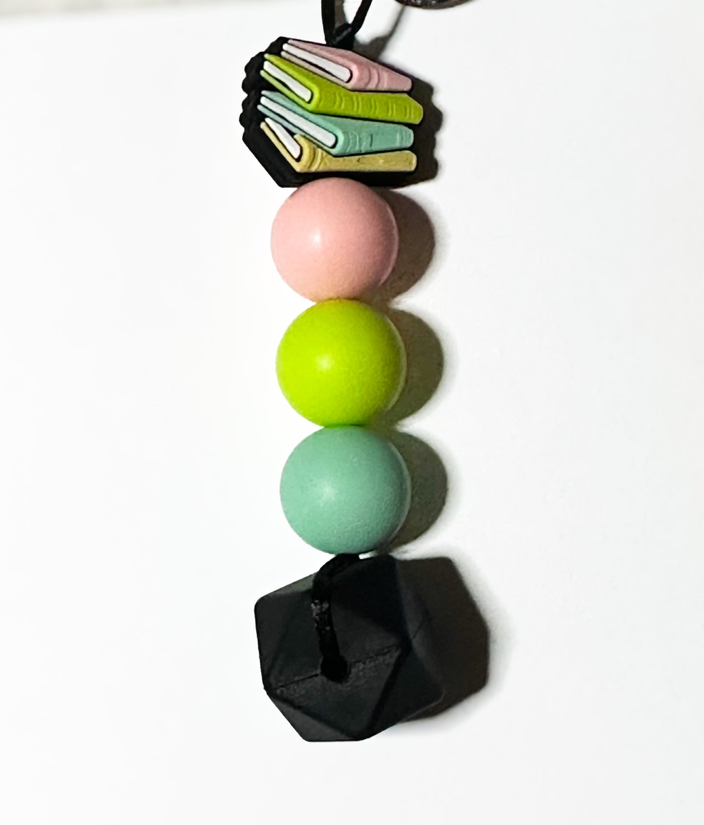 Books Bead Chew Necklace
