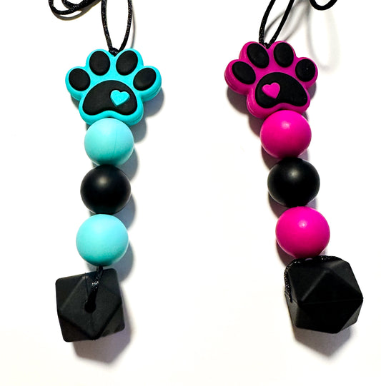 Paw Bead Chew Necklace