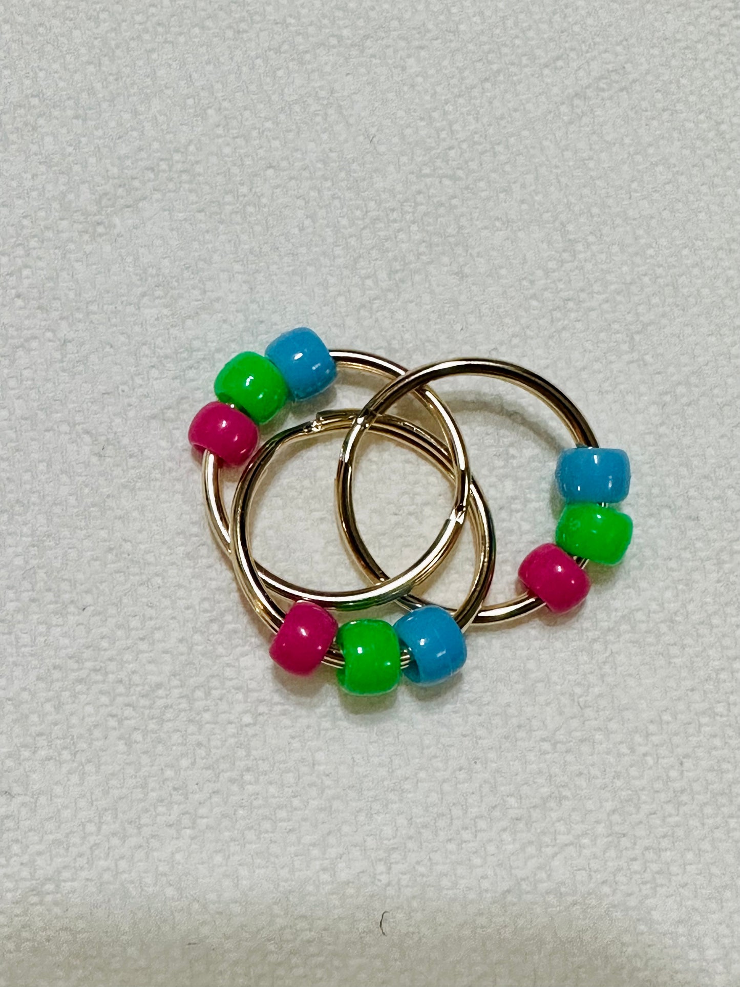 Pride Bead Rings