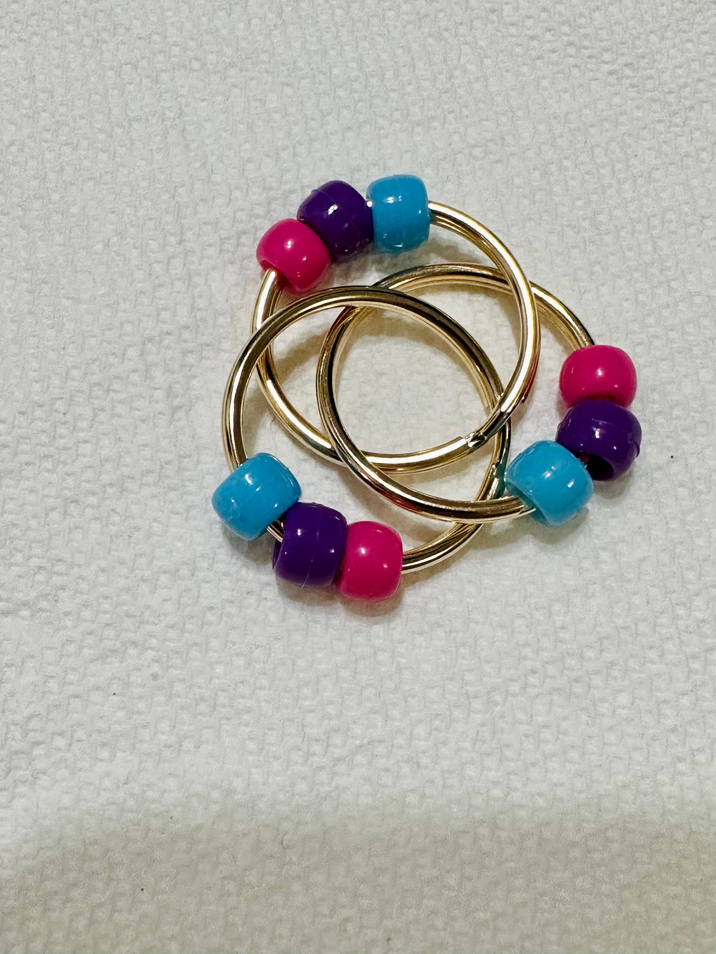 Pride Bead Rings