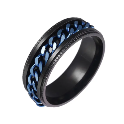 Chain Spinner Rings