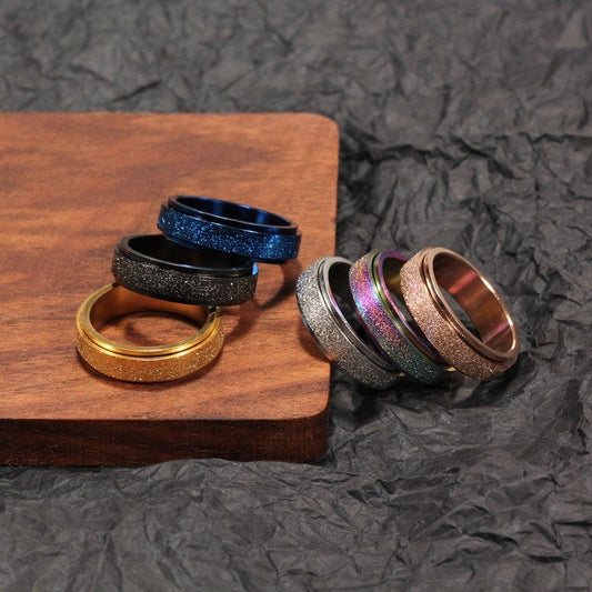 Glittery Spinner Rings (TC)