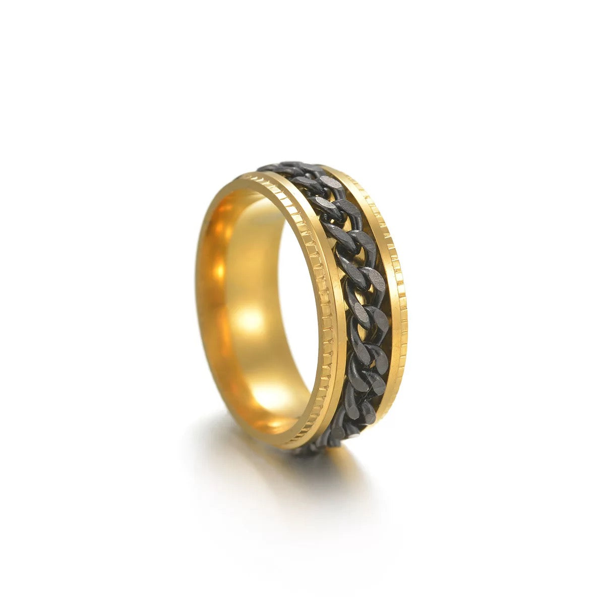 Chain Spinner Rings
