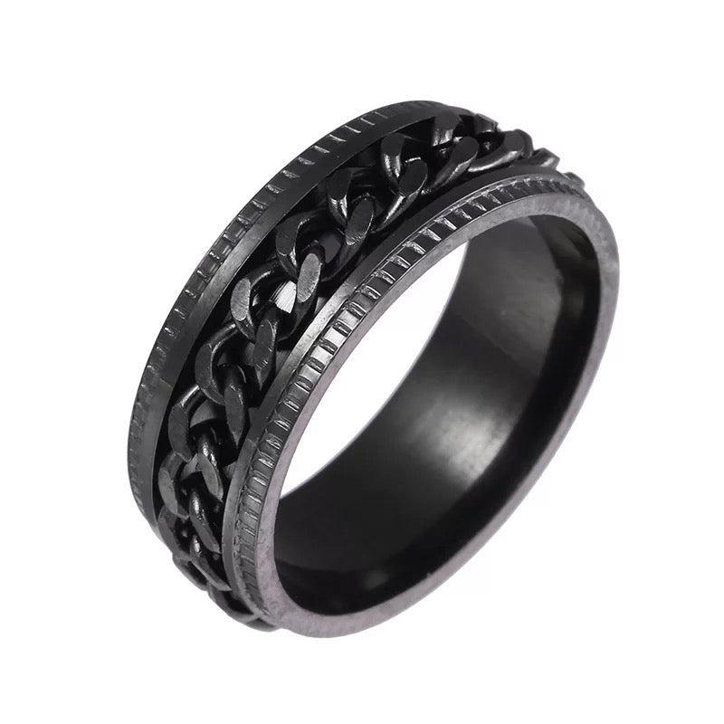 Chain Spinner Rings