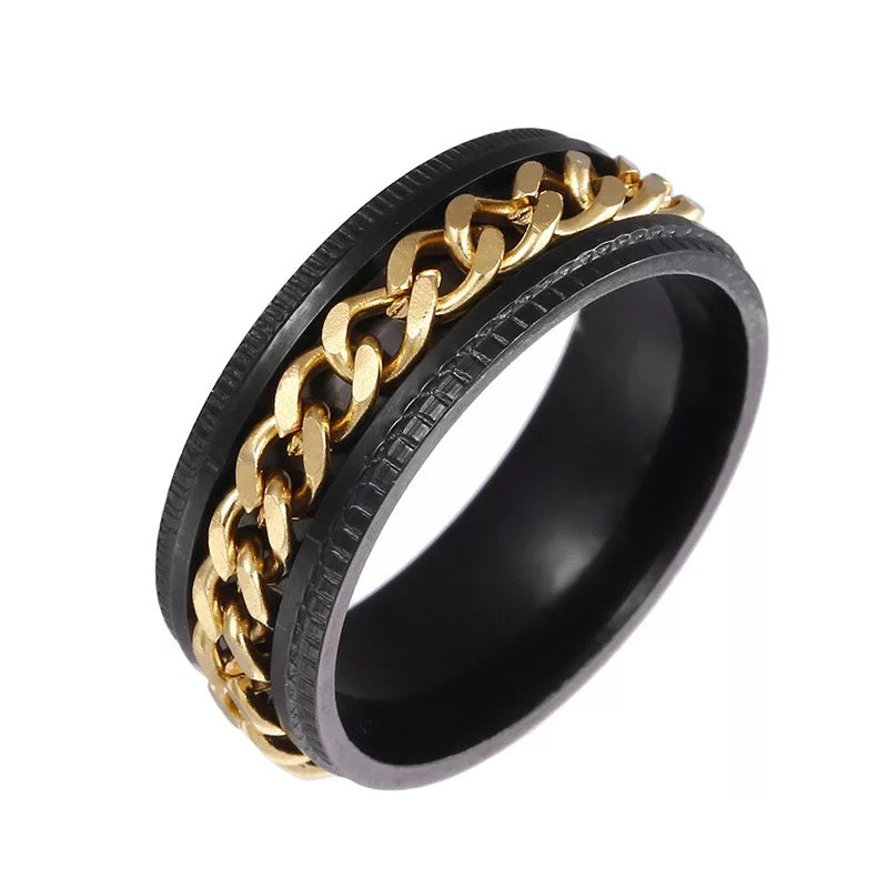 Chain Spinner Rings