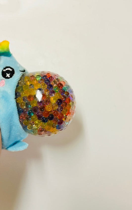Narwhal Squeezy Bead Plush