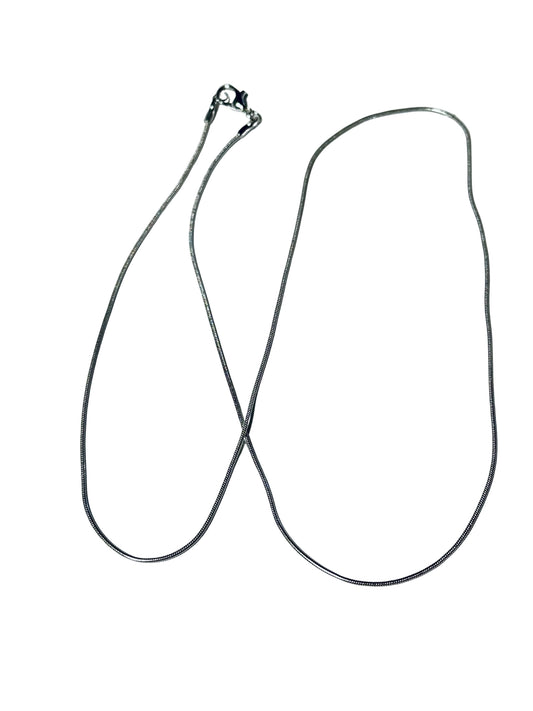 Silver Necklace Cord