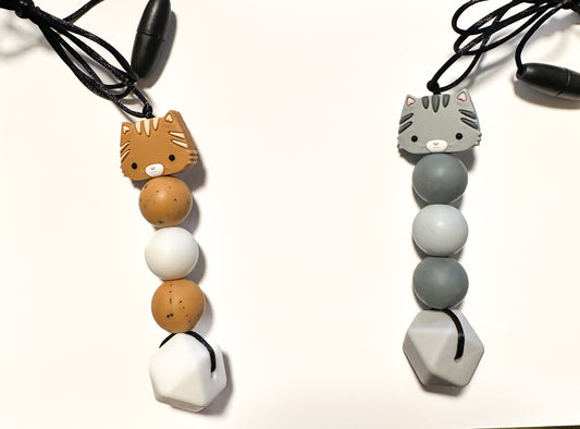 Cat Bead Chew Necklace