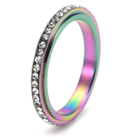 Gemstone Spinner Ring