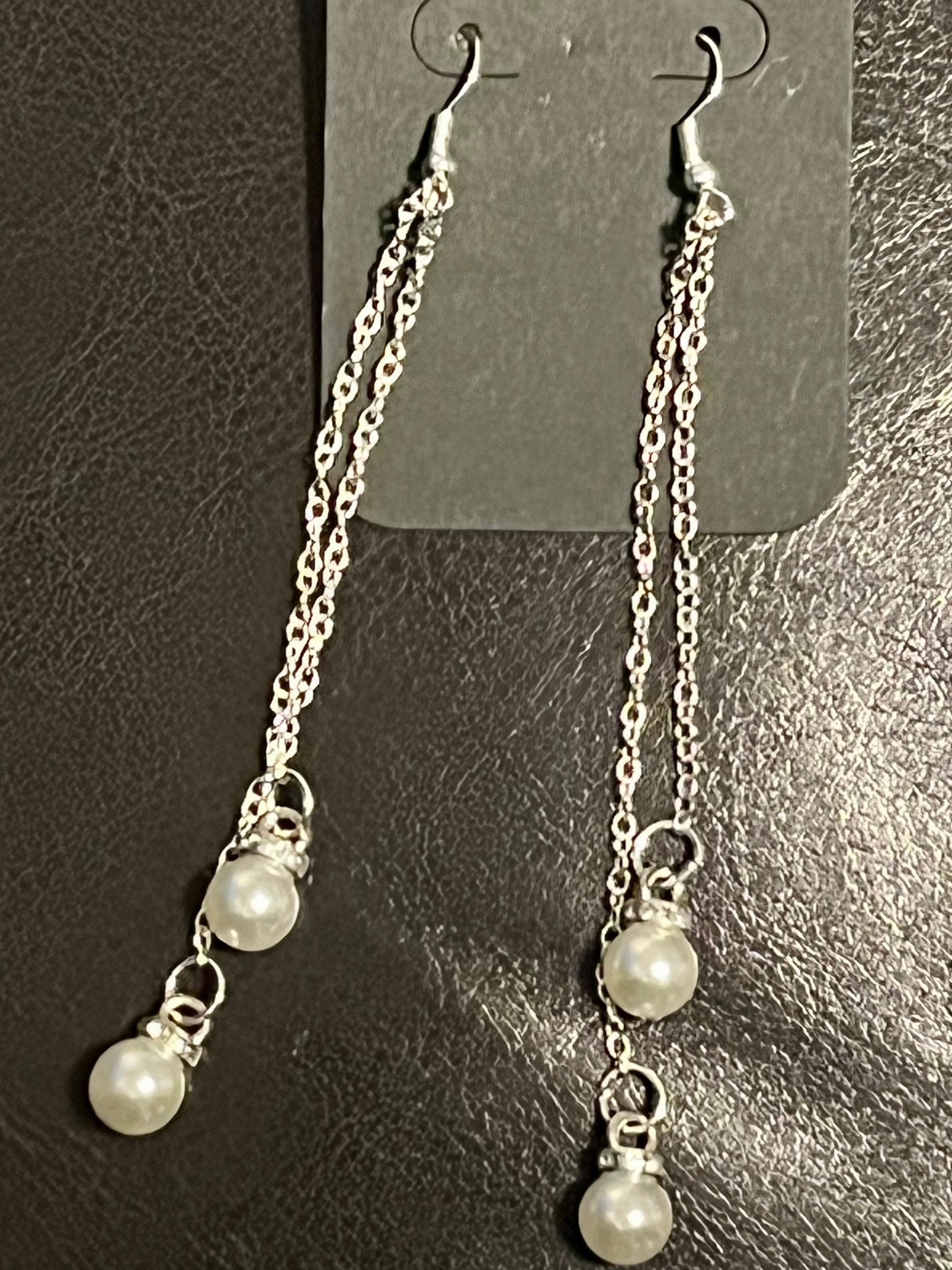 Pearl Bead Fidget Earrings