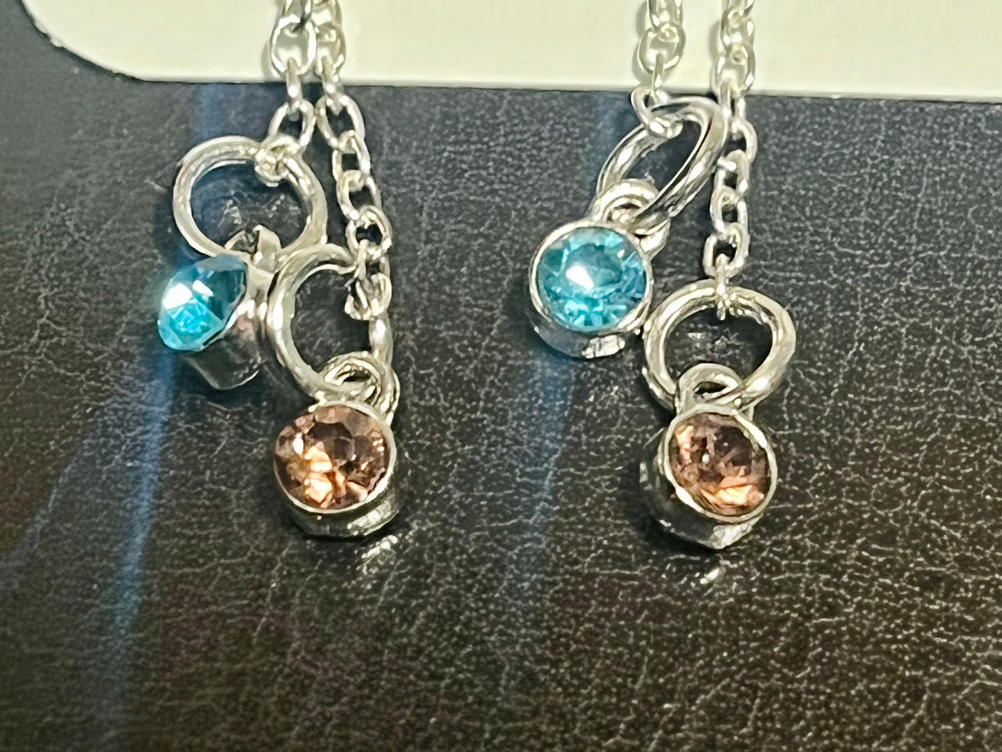 Glass Bead Fidget Earrings