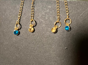 Fidget Earrings (Glass Beads)