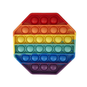 Rainbow Push Bubble (Shapes)